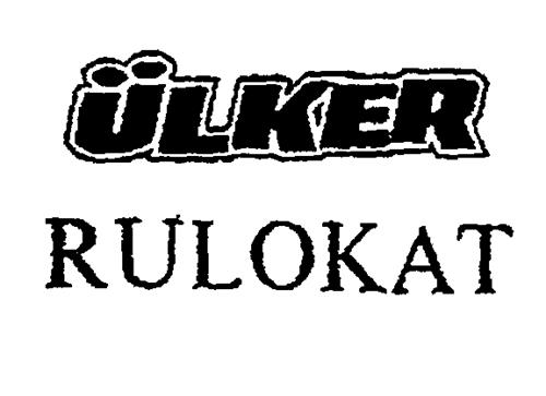 ÜLKER RULOKAT trademark