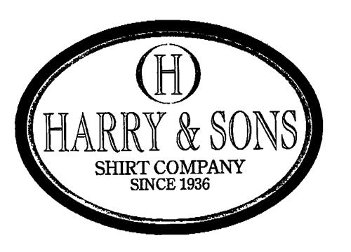 H HARRY & SONS SHIRT COMPANY SINCE 1936 trademark