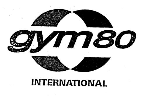 gym 80 INTERNATIONAL trademark