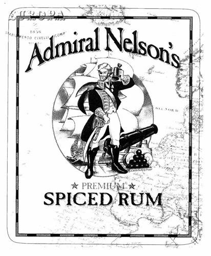 Admiral Nelson's SPICED RUM trademark