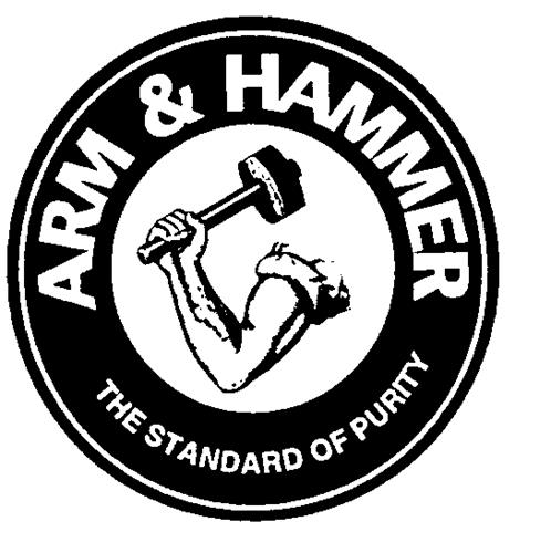 ARM & HAMMER THE STANDARD OF PURITY trademark