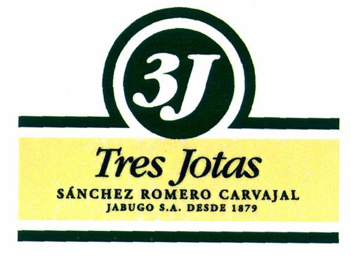 3J Tres Jotas SÁNCHEZ ROMERO CARVAJAL JABUGO S.A. DESDE 1879 trademark