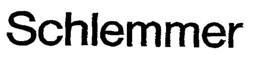 Schlemmer trademark