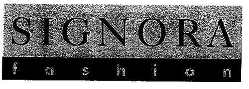 SIGNORA fashion trademark