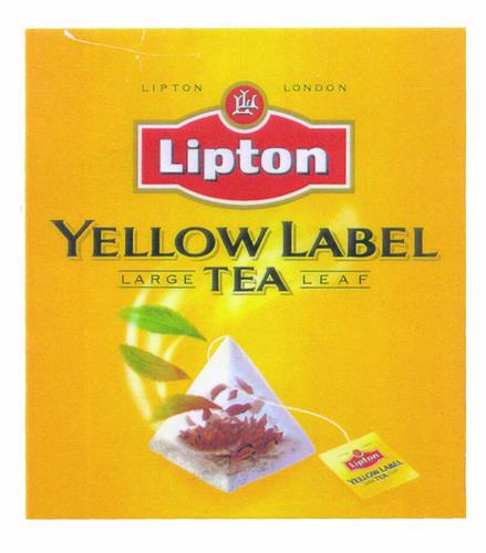 Lipton YELLOW LABEL TEA trademark