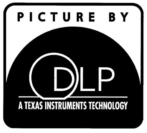 PICTURE BY DLP A TEXAS INSTRUMENTS TECHNOLOGY trademark