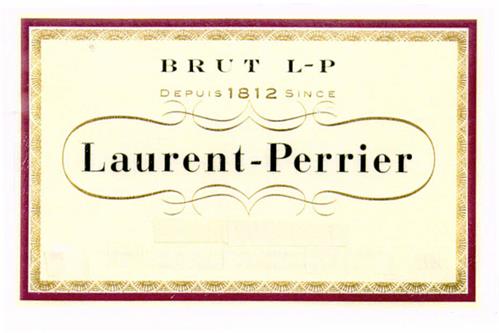 BRUT L-P DEPUIS 1812 SINCE Laurent Perrier trademark