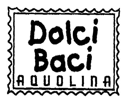 Dolci Baci AQUOLINA trademark