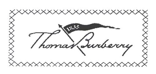 Thomas Burberry 1835 trademark