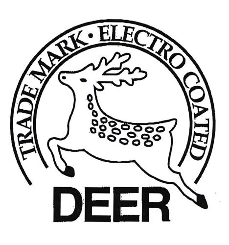 TRADE MARK-ELECTRO COATED DEER trademark