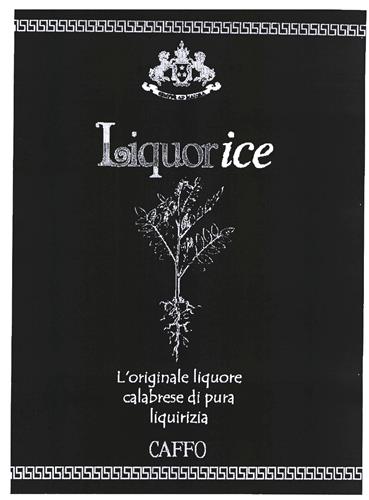 Liquorice L'originale liquore calabrese di pura liquirizia CAFFO trademark