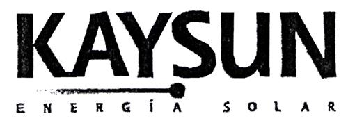 KAYSUN ENERGÍA SOLAR trademark