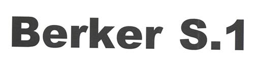 Berker S. 1 trademark