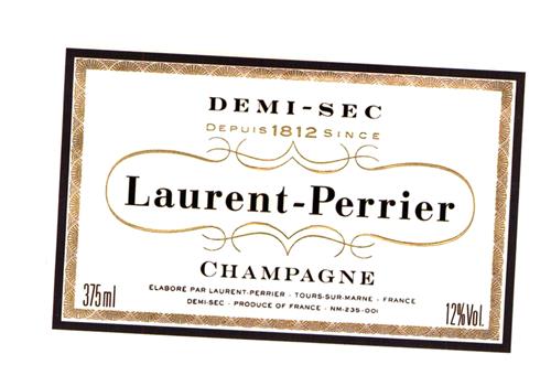 DEMI-SEC DEPUIS 1812 SINCE Laurent-Perrier CHAMPAGNE trademark