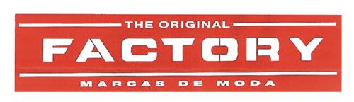 THE ORIGINAL FACTORY MARCAS DE MODA trademark