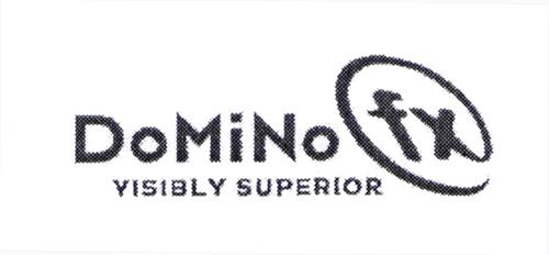 DoMiNo fx VISIBLY SUPERIOR trademark