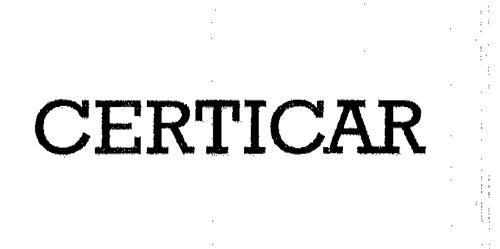 CERTICAR trademark