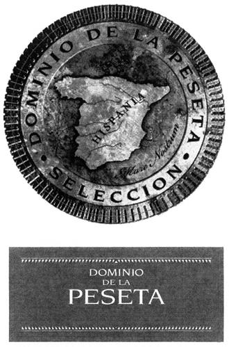 DOMINIO DE LA PESETA SELECCION HISPANIA Mare Nostrum DOMINIO DE LA PESETA trademark