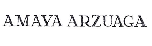 AMAYA ARZUAGA trademark