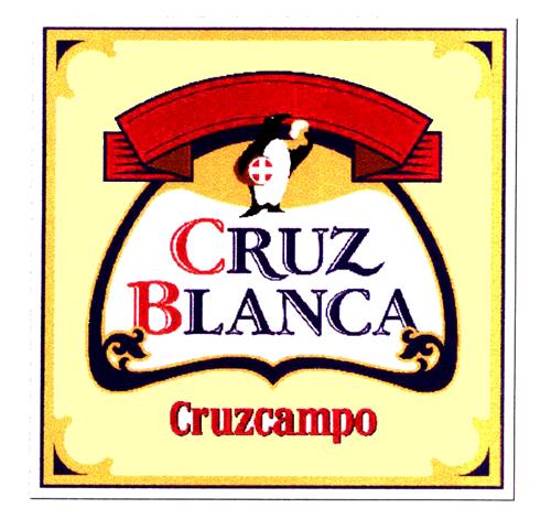 CRUZ BLANCA Cruzcampo trademark