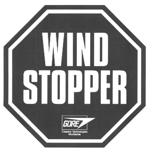 WIND STOPPER GORE trademark