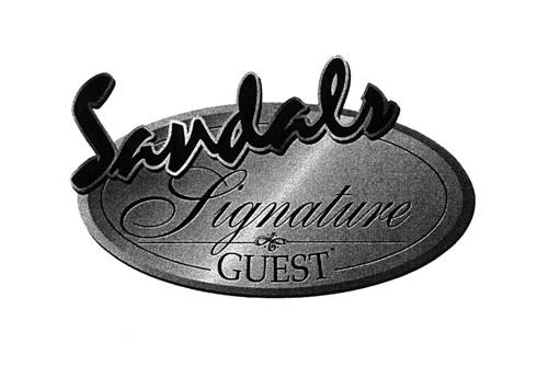 Sandals Signature GUEST trademark