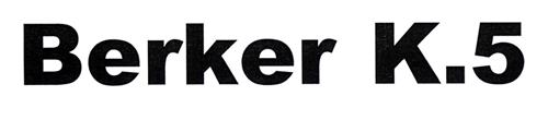 Berker K.5 trademark