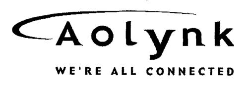 Aolynk WE'RE ALL CONNECTED trademark