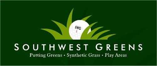 SOUTHWEST GREENS Putting Greens · Synthetic Grass · Play Areas trademark