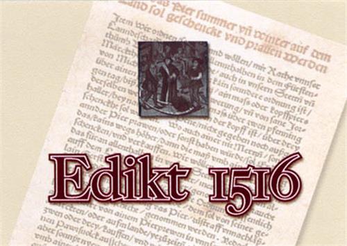 Edikt 1516 trademark