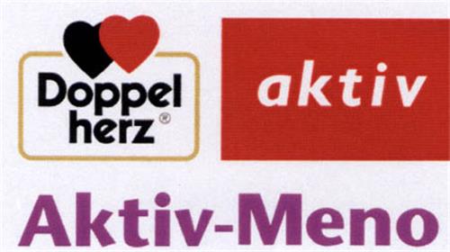 Doppel herz aktiv Aktiv-Meno trademark