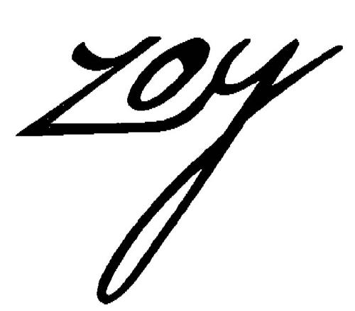 Zoy trademark