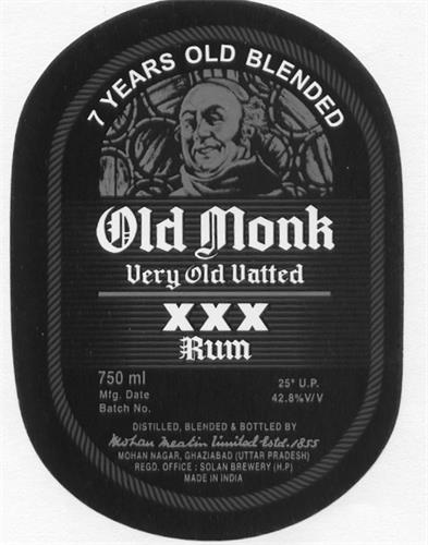 Old Monk trademark