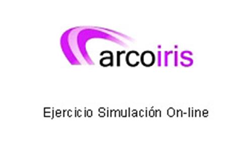 arcoiris Ejercicio Simulación On-line trademark