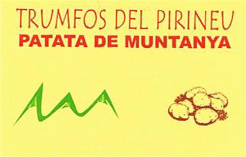 TRUMFOS DEL PIRINEU PATATA DE MUNTANYA trademark