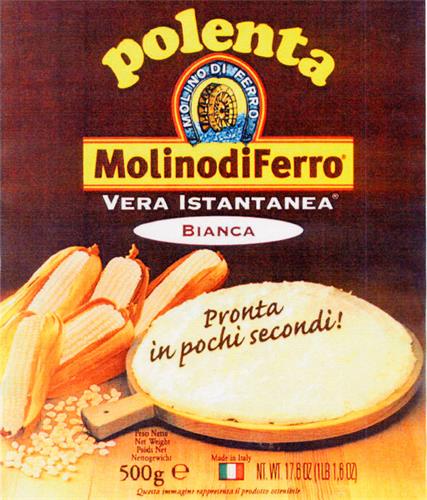 POLENTA MOLINO DI FERRO VERA ISTANTANEA BIANCA trademark