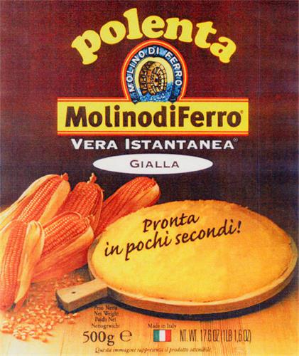 POLENTA MOLINO DI FERRO VERA INSTANTANEA GIALLA trademark