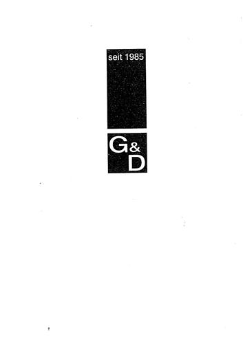 G & D seit 1985 trademark