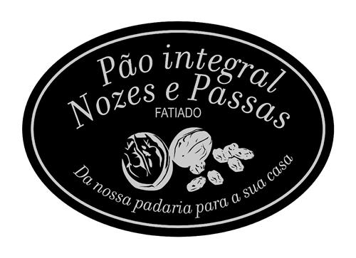 Pão integral Nozes e Passas FATIADO Da nossa padaria para a sua casa trademark