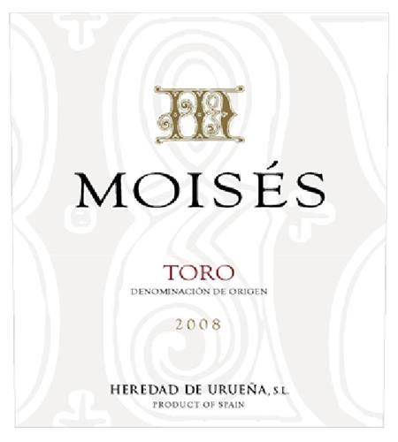 MOISÉS TORO DENOMINACIÓN DE ORIGEN 2008 HEREDAD DE URUEÑA, S.L. PRODUCT OF SPAIN trademark