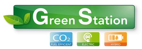 GREEN STATION, CO2 FUEL EFFICIENT, ELECTRIC, HYBRID. trademark