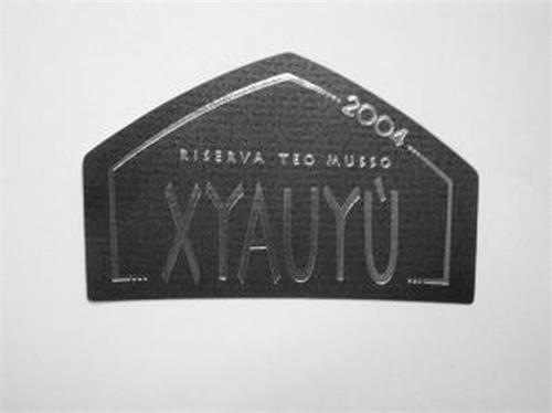 XYAUYU' Riserva Teo Musso 2004. trademark