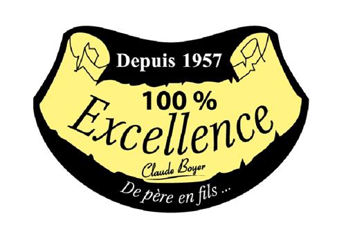 Depuis 1957 100% Excellence Claude Boyer De père en fils... trademark