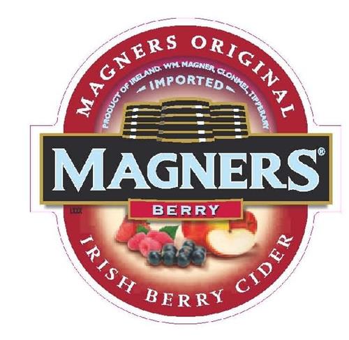 MAGNERS ORIGINAL PRODUCT OF IRELAND, WM. MAGNER, CLONMEL, TIPPERARY, IMPORTED, MAGNERS BERRY IRISH BERRY CIDER trademark