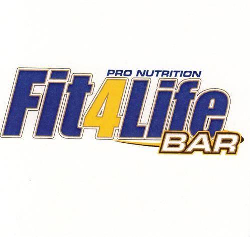 PRO NUTRITION  Fit4Life BAR trademark