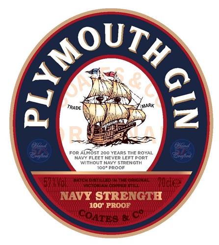 Plymouth Gin Navy Strength trademark