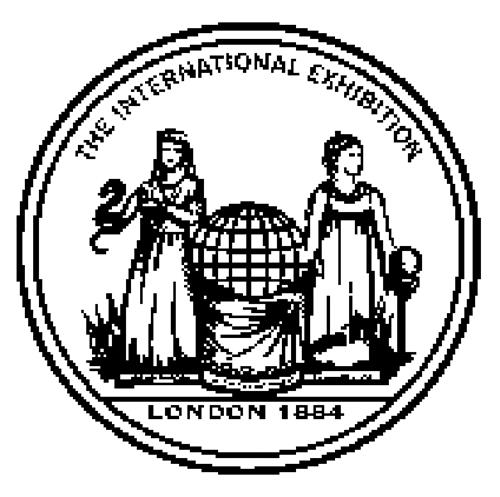 The International Exhibition London 1884 trademark