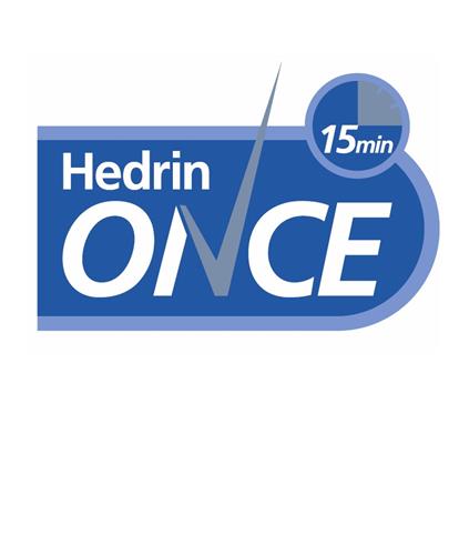 Hedrin ONCE 15 min trademark