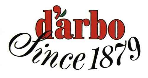 d'arbo Since 1879 trademark