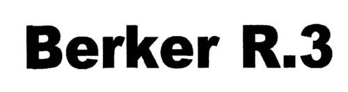 Berker R.3 trademark